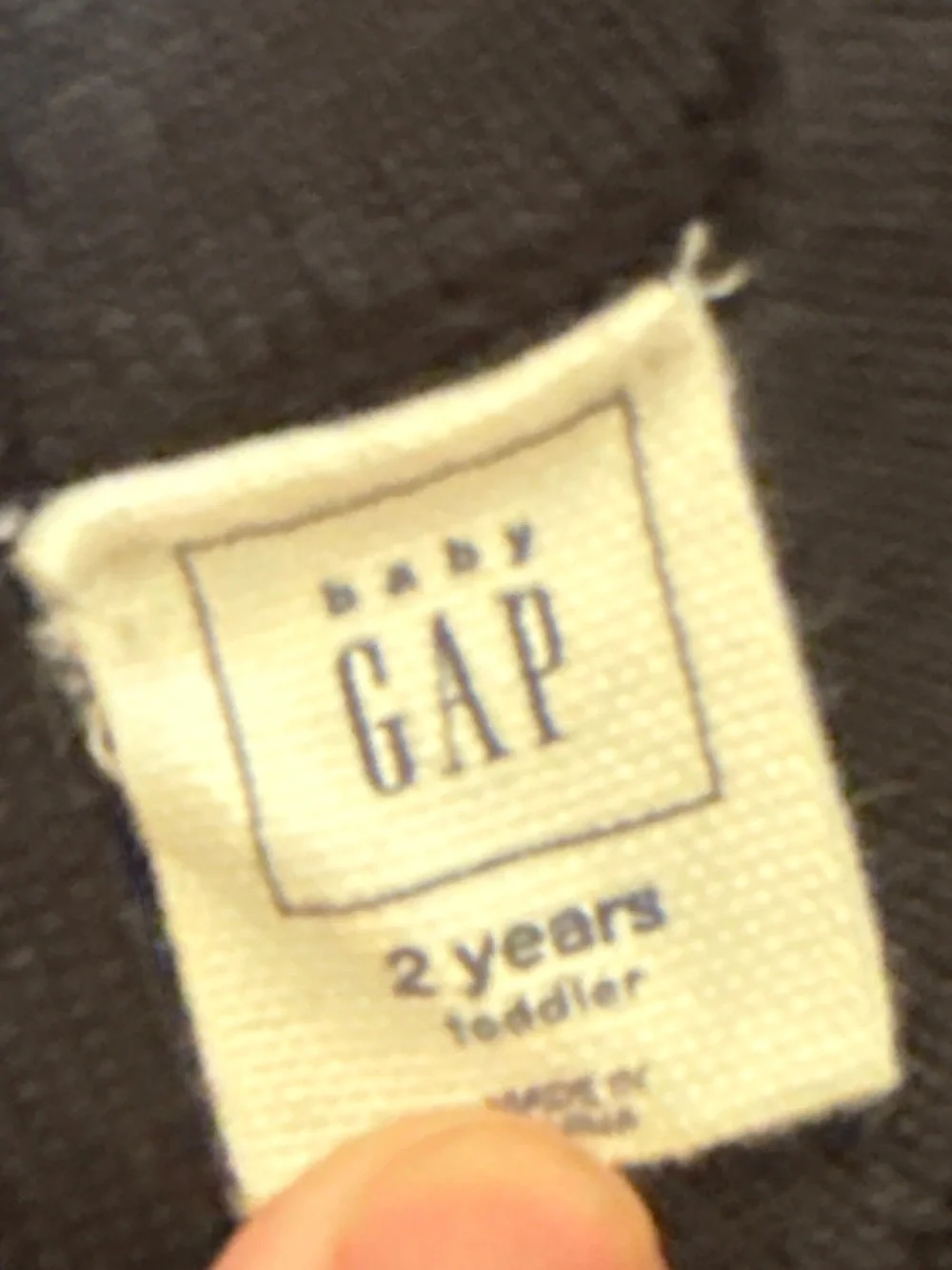 GAP Black Long-Sleeve Knit Flared Dress